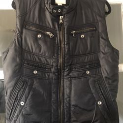 Black Jacket Waterproof Vest Diesel Size Large