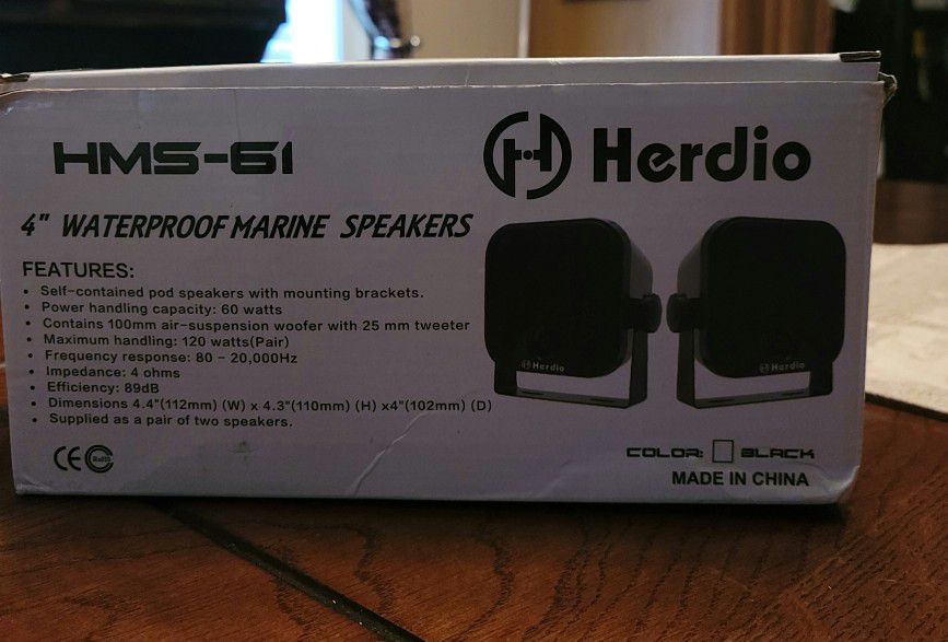 Herdio Waterproof Marine Speakers