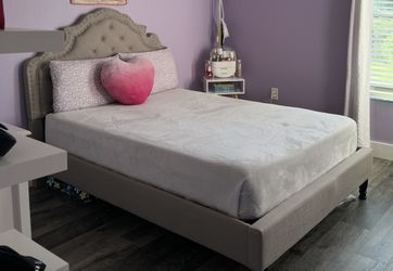 Full Size Fabric Bed Frame (mattress not included)