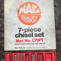 MAC Tools 7 Piece Chisel Set