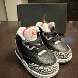 Jordan 3 Black Cement In Box 