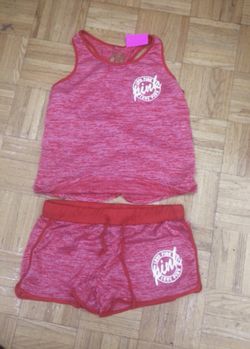 Pink short sets $40 brand new