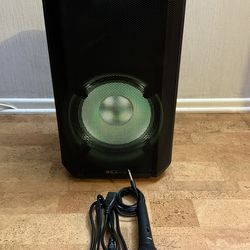 ION Audio Trouper 300 Battery Powered Portable Speaker System with Multi-Channel Mixer and Light