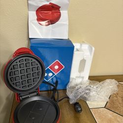 Domino’s Mini Waffle Maker W/Instructions 
