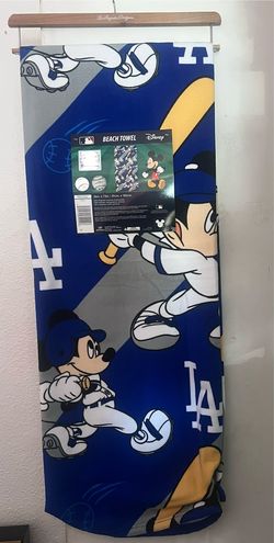 LA Dodgers Mickey Mouse beach towel