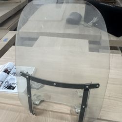 Clip On Windshield For Harley Fatbob