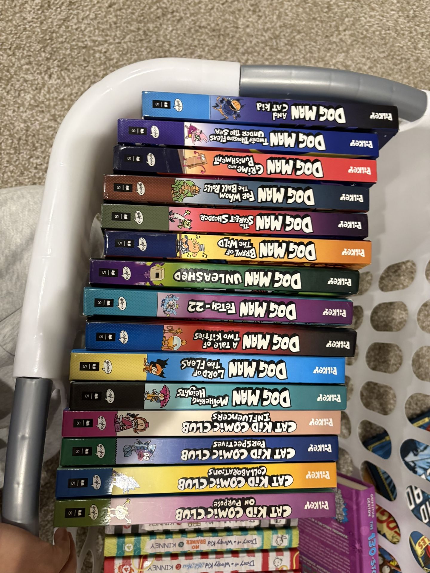 Dog Man + Cat Kid Comic Club Collection (15 Books, Great Condition)