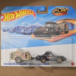 Hot Wheels Track Fleet Black Porsche 911 Off-Roader