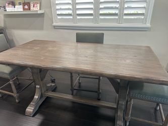 Bernhardt Dining Room Table , Buffet  and six chairs