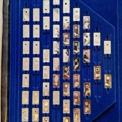 Franklin Mint Sterling Silver Gemstones Of The World Set