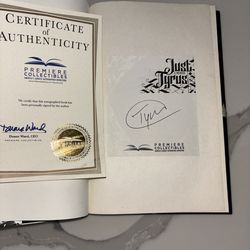 Tyrus signed book, A Memoir. Hardcover, first edition. WWE great.