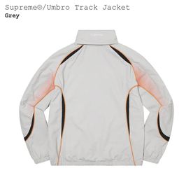 Supreme Umbro track Jacket SS22 Grey Large for Sale in Lake Forest