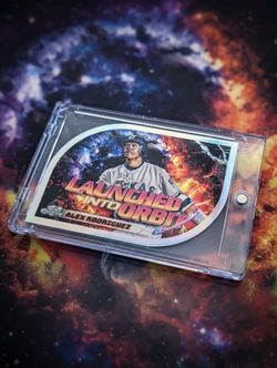 Alex Rodriguez Topps Chrome Launched Into Orbit Card