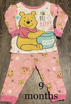 Winnie the Pooh baby girl PJ set