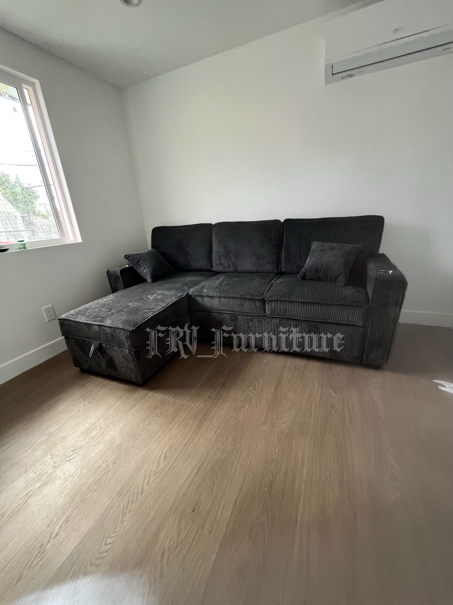 New Black Sofa
