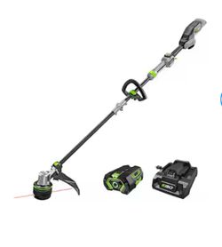 EGO POWER + POWERLOAD with LINE IQ 56-volt 16-in Telescopic Shaft Battery String Trimmer 4.0 Ah (Battery Included) (Charger Included)