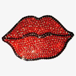 2 Pc Cute Red Lip Car Sticker