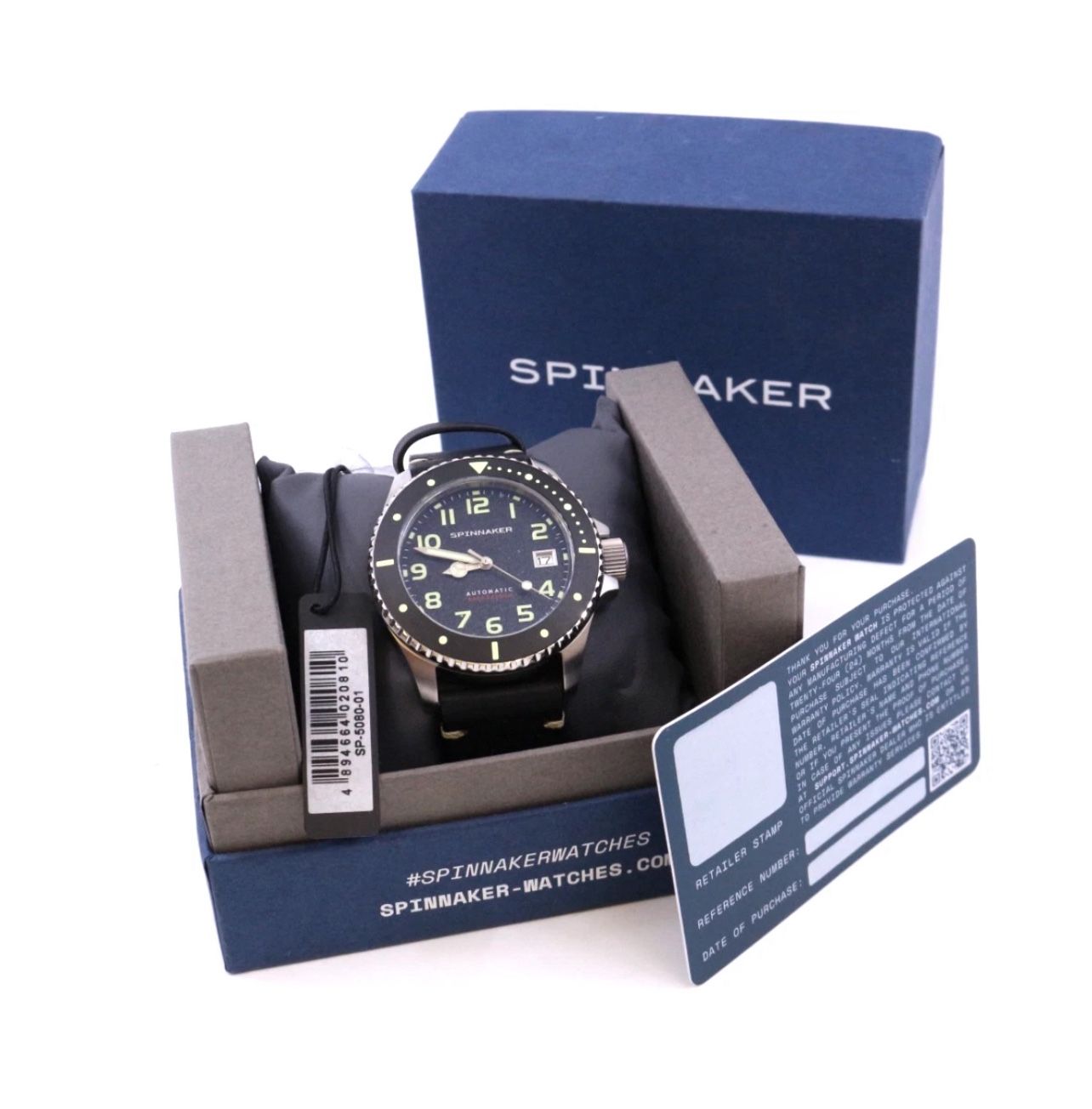 Dive Watch Spinnaker Sp 5080 Stainless Steel Spinnaker Hunley
