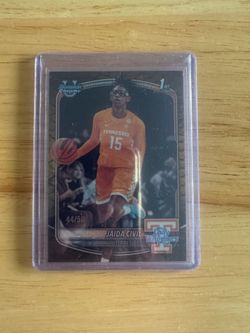 2025 Bowman Chrome Basketball Jaida Civil BCP-74 Snake Refractor 44/50