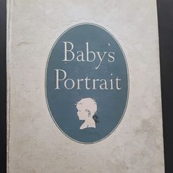 Baby Photo Album 1920s With Birth Certificate 