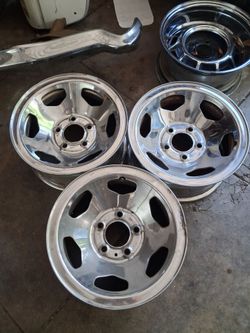 15" chevy SS wheels 5x5 gmc obs project parts