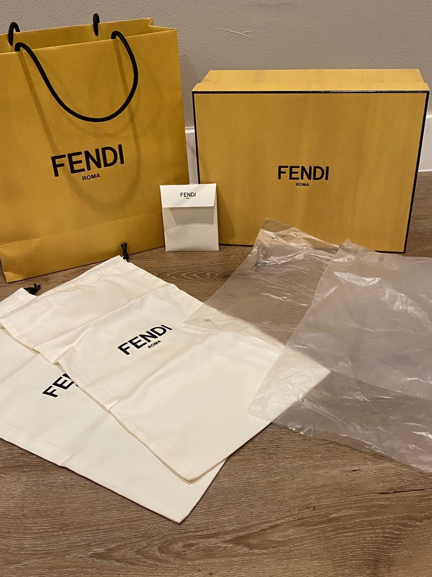 Fendi Original Box And Bag