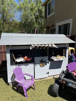 Custom Outdoor Kitchen Playhouse