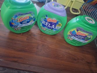 Laundry Detergent Gain Flings  All This For 30..00 Cash Only 