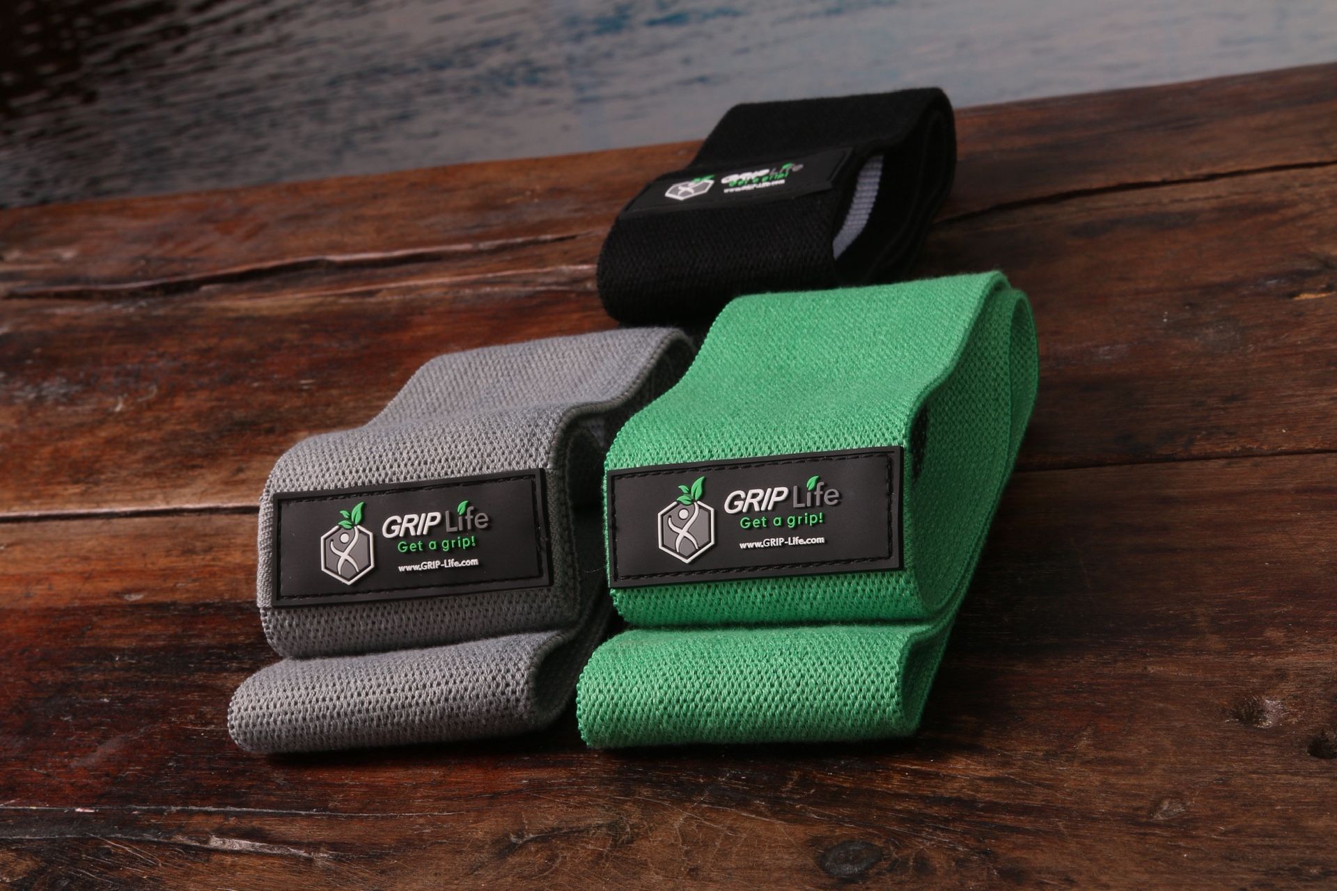 Hip Booty Bands Fabric Resistance Bands for Yoga Home Workout (Set of 3)