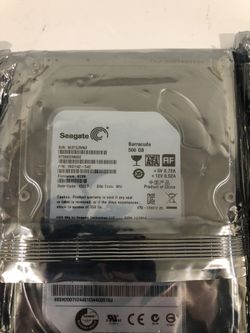 Seagate Barracuda Surveillance Internal Hard Drive 500GB 3.5, PC, CCTV DVR - NEW