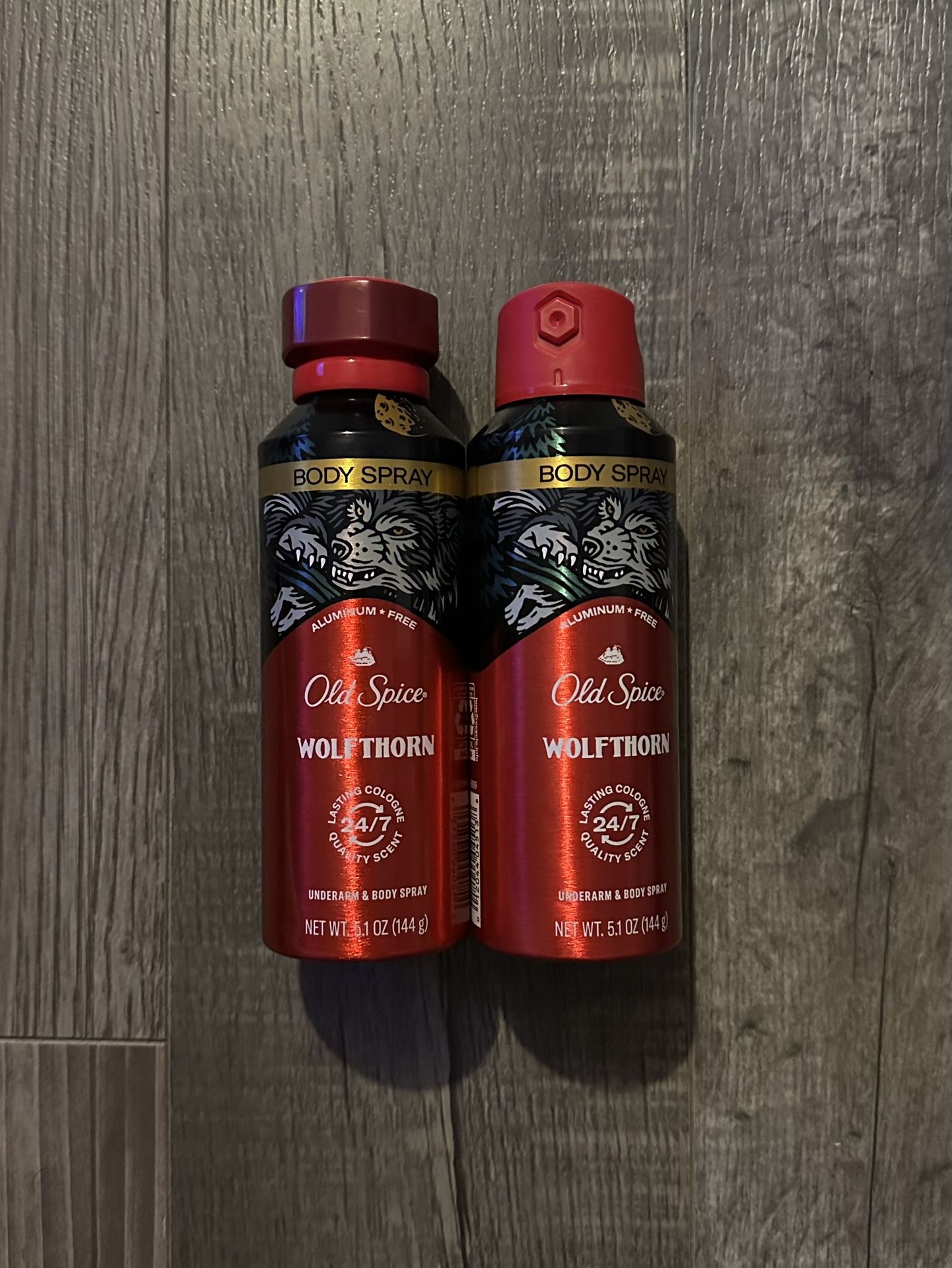 Old Spice Wolfthorn Aluminum Free Underarm & Body Spray $4.50 Each 