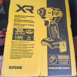 DEWALT FLEXVOLT 1/4 "  3 SPEED IMPACT DRIVER