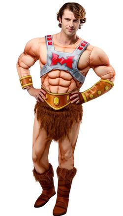 BRAND NEW! Men's He-Man Deluxe Costume Medium (In Hand)