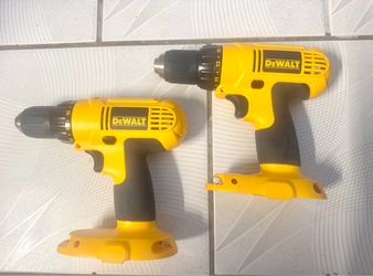 DEWALT 18V Cordless Drills – DC759 & DC970 – $20 Each