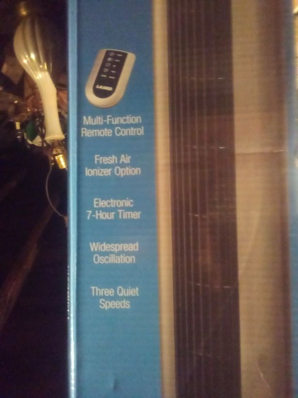 Tower Fan Ionizer 