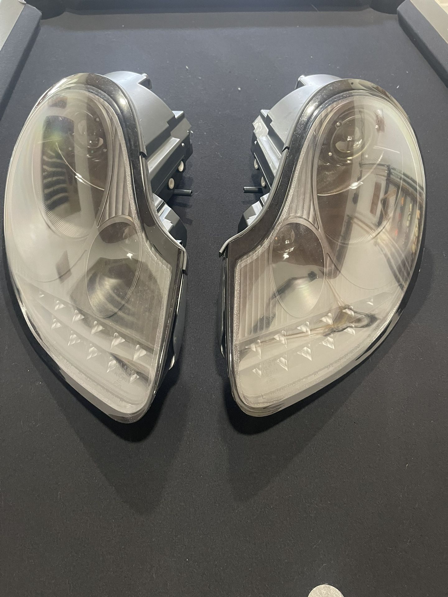 Smoke Projector Headlights Fits 1(contact info removed) Porsche 996 911 Boxster 986 LED Signal