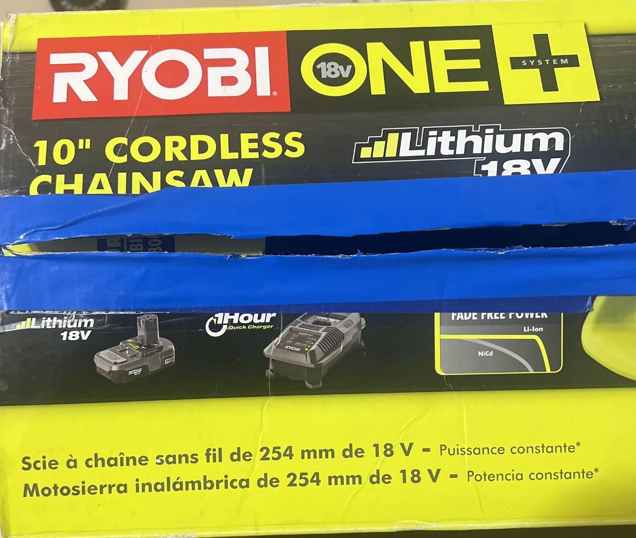 RYOBI One+ 10 in. 18-Volt Cordless Chainsaw