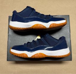 Nike Air Jordan 11 XI Retro Low Navy Gum Mens size 10.5 Basketball Shoes Rare!
