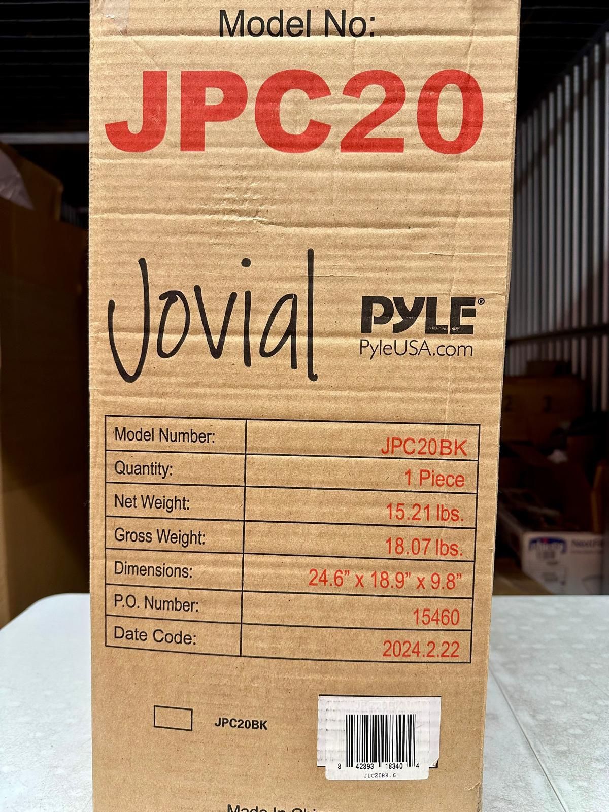 Jovial Lightweight Travel Baby Stroller, Compact One-Hand Fold, Portable Black