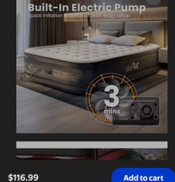 dr.Air Air Mattress with Built-In Electric Pump