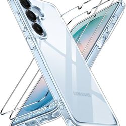 3-in-1 Case for Samsung Galaxy S26 6.3” with 2 Pack Tempered Glass Screen Protector