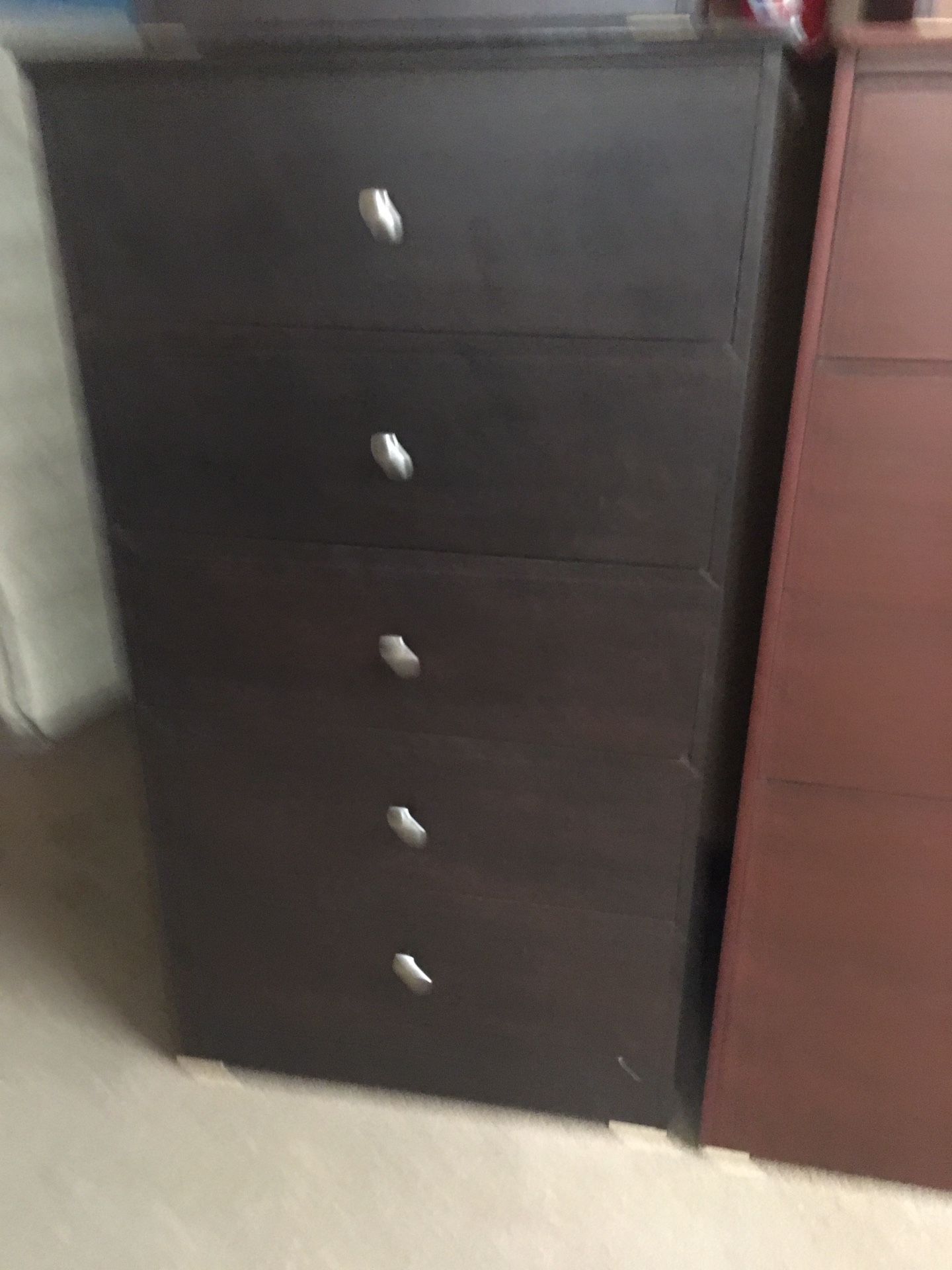 Brand new compressed wood jumbo dresser color expresso