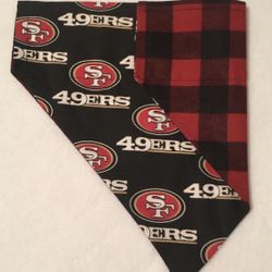 49ers bandana for dogs or cats