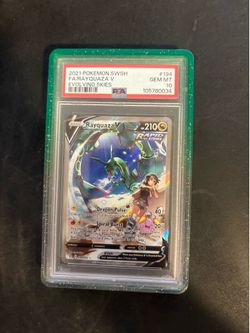 Rayquaza V PSA 10 Evolving skies