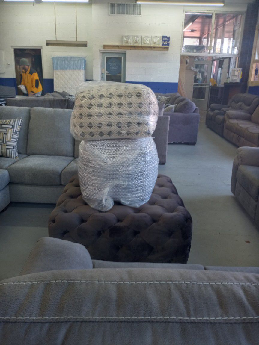 Brown & Grey Couches 