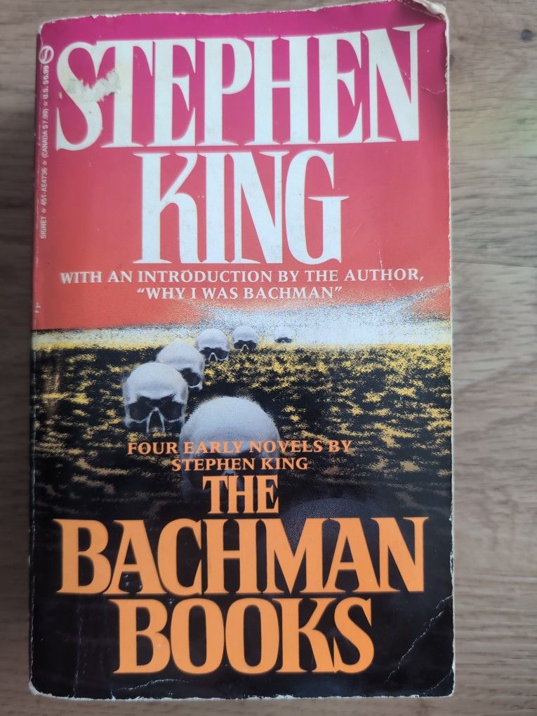 Stephen King The Bachman Books – Vintage Paperback (1986 Omnibus Edition)