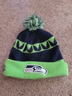 Seattle Seahawks New Era Pom Beanie