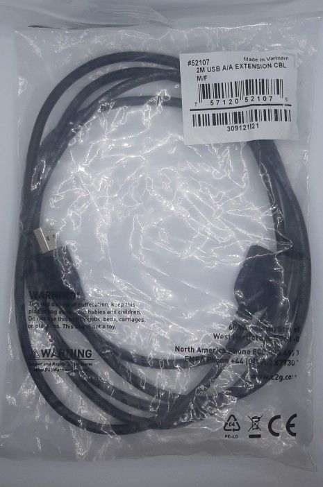 USB Extenders 6.5ft New
