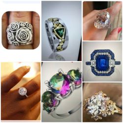 Sterling silver Rings $20 each 