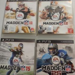 PS3 MADDEN GAMES